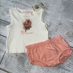 NWT Baby GIRL TANK  and Bloomers Set SIXE 3-6 months